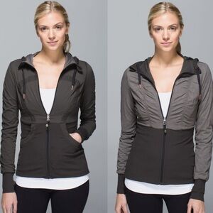 Lululemon Dance Studio Jacket - Wren Green - Size 8